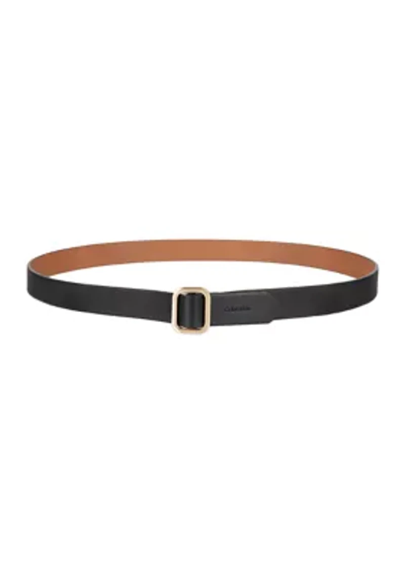 Women's Reversible Dress Fashion Belts - 2 Pack