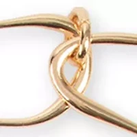 Women's Polished Chain Belt with CK Charm