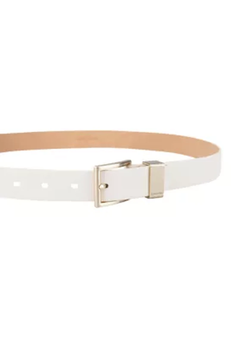 Metal Loop Slim 1" Fashion Belt