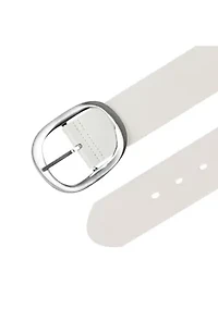 Two One Reversible Centerbar Statement Buckle Belt