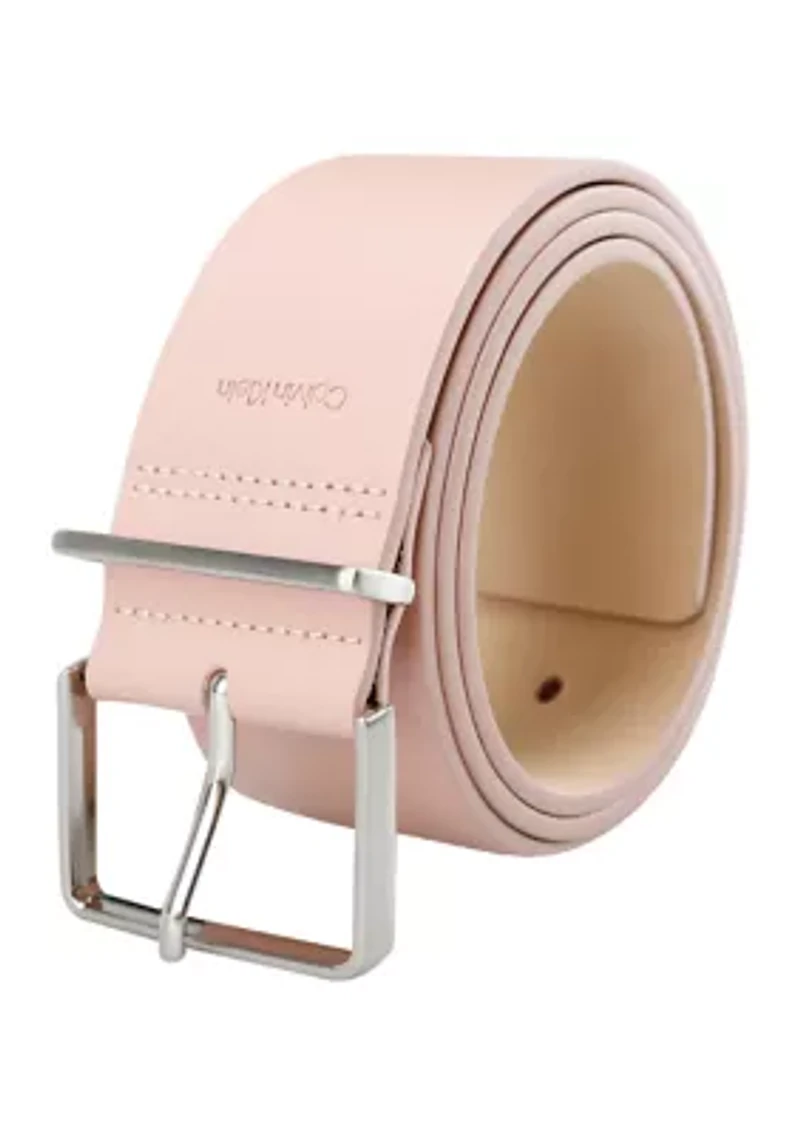 Casual Square Harness Buckle Leather Belt