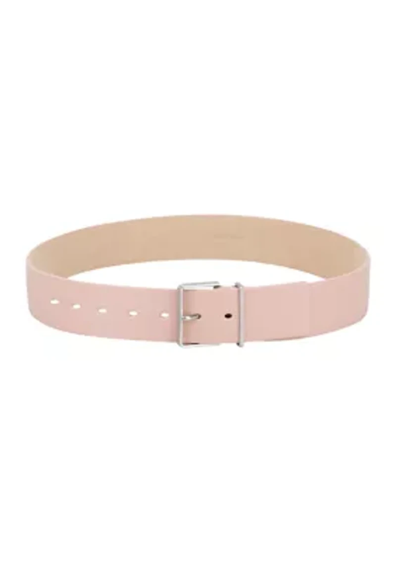 Casual Square Harness Buckle Leather Belt