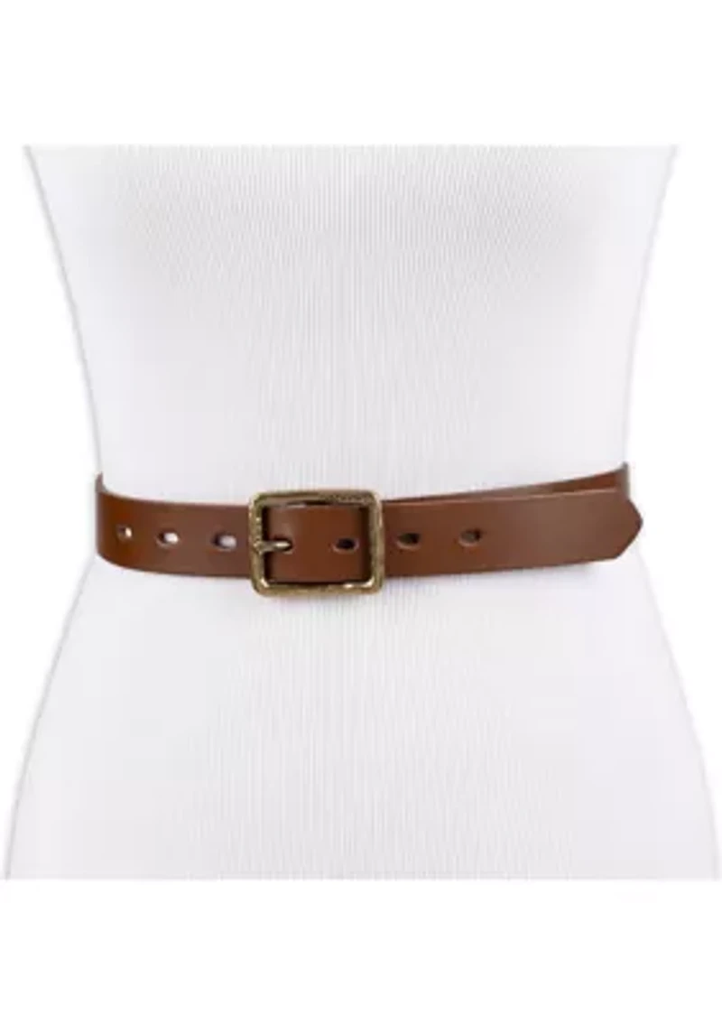 Casual Square Centerbar Buckle Belt