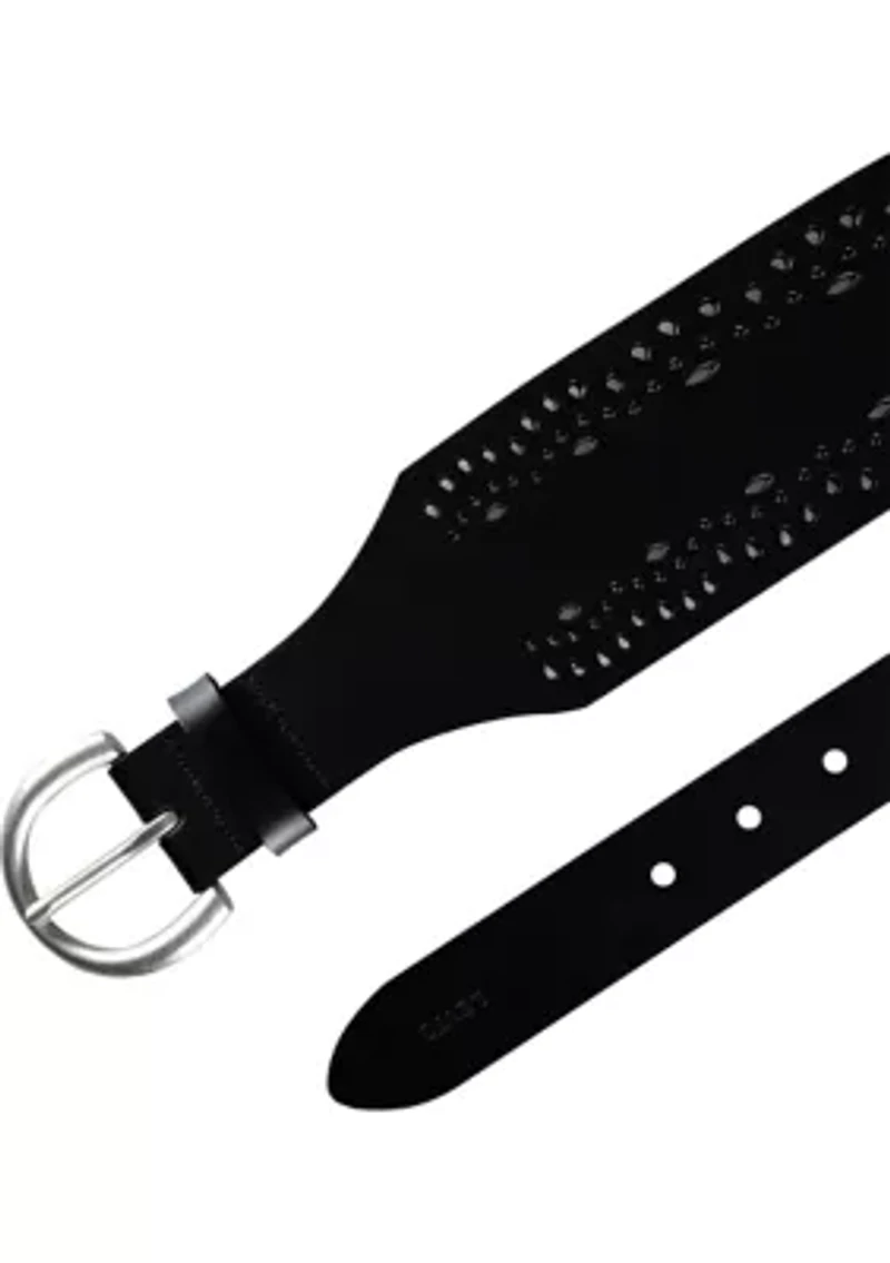 2.5'' Corset Belt with Laser Cutout