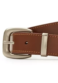 Belt with Metal Keeper