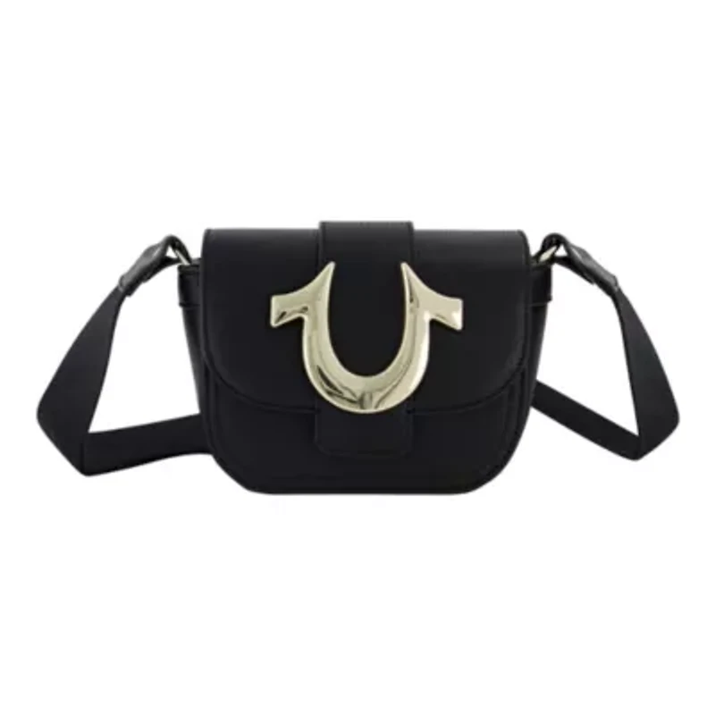 True Religion Mini Flap Crossbody Black