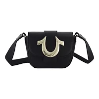 True Religion Mini Flap Crossbody Black