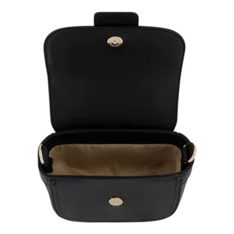 True Religion Mini Flap Crossbody Black