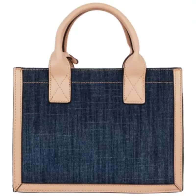 True Religion Bombe Logo Denim Tote
