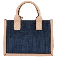 True Religion Bombe Logo Denim Tote