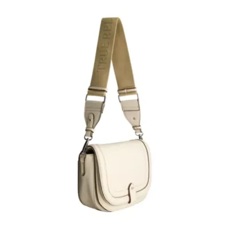 True Religion Bombe Logo Saddle Bag