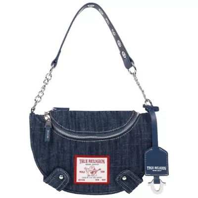 True Religion Chain Handle Denim Hobo