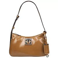 True Religion Crinkle Finish Shoulder Bag