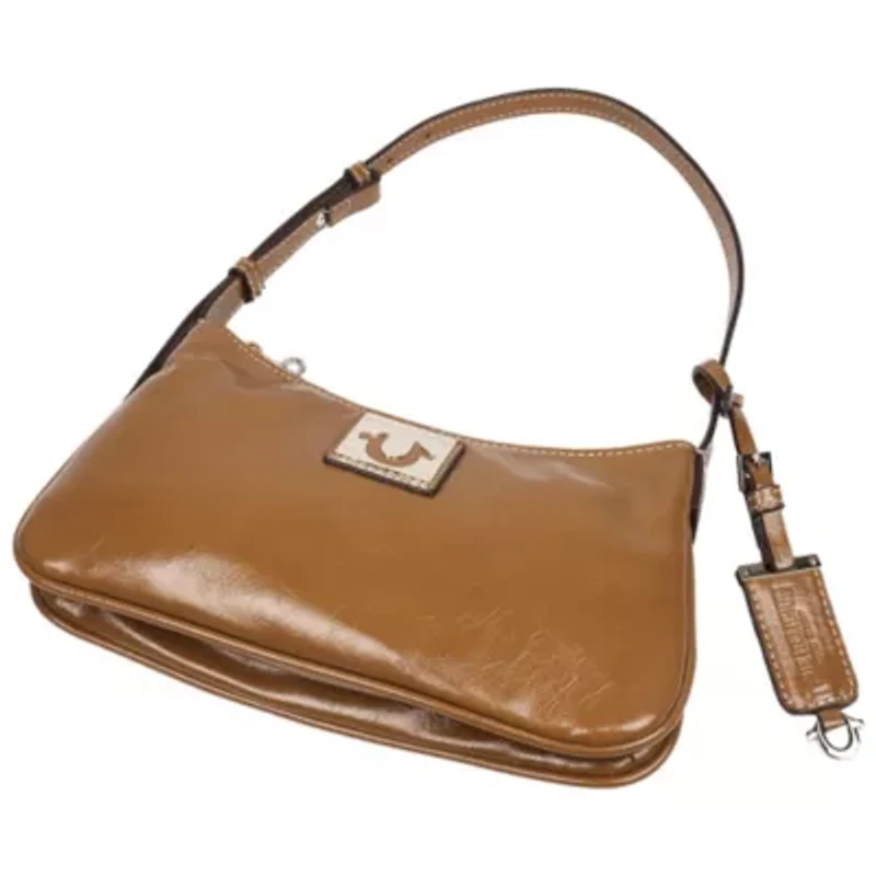 True Religion Crinkle Finish Shoulder Bag