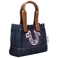 True Religion Retro Horseshoe Denim Mini Tote