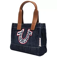 True Religion Retro Horseshoe Denim Mini Tote
