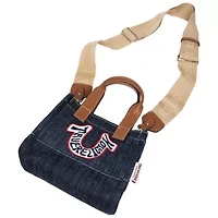 True Religion Retro Horseshoe Denim Mini Tote