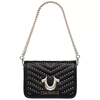True Religion Horseshoe Multi Stud Flap Crossbody