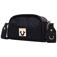 True Religion Metal Plaque Quilted Crossbody