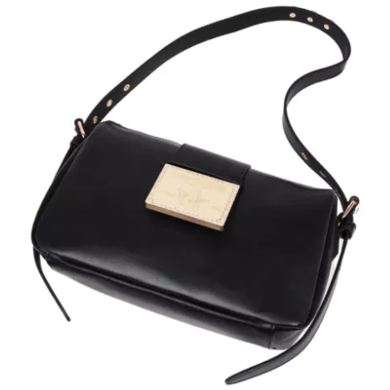 True Religion East West Shoulder Bag with Belt Buckle Tab