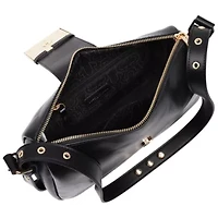 True Religion East West Shoulder Bag with Belt Buckle Tab