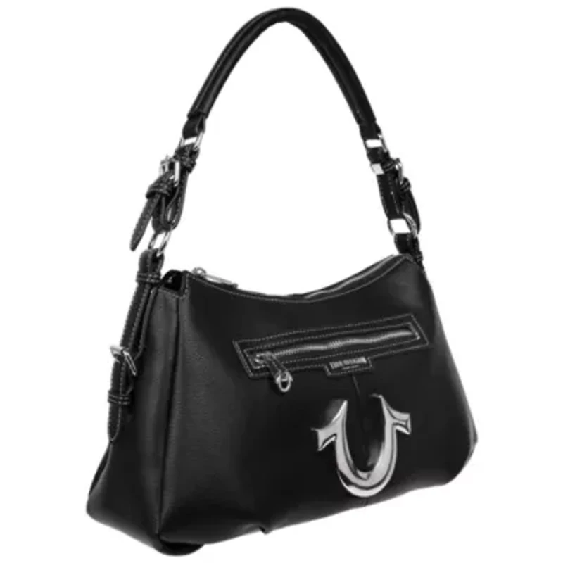 True Religion Zip Chain Soft Satchel