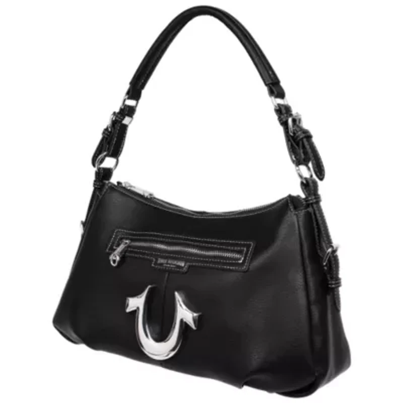 True Religion Zip Chain Soft Satchel