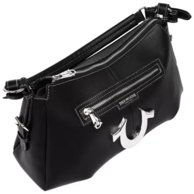 True Religion Zip Chain Soft Satchel