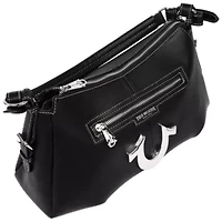 True Religion Zip Chain Soft Satchel