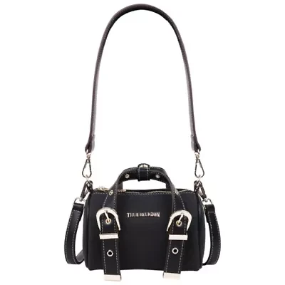 True Religion Metal Plaque Quilted Crossbody