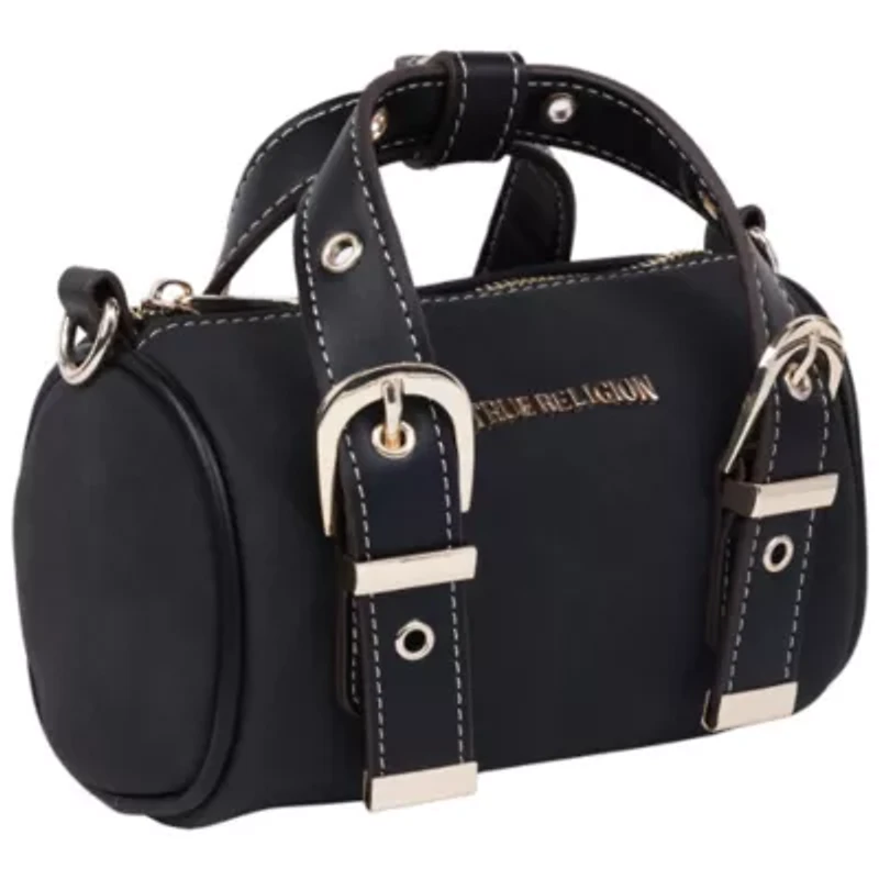 True Religion Metal Plaque Quilted Crossbody