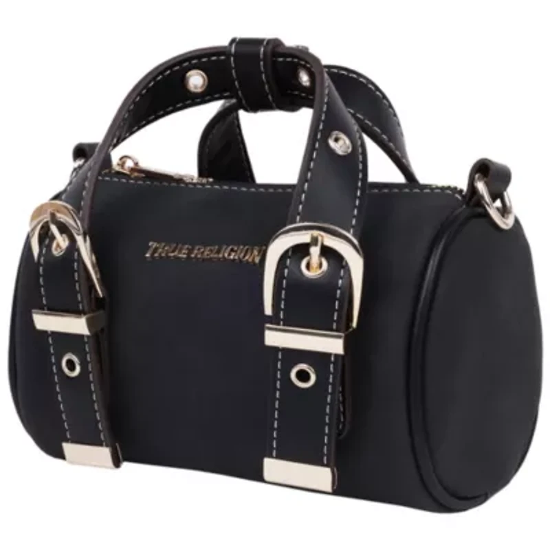 True Religion Metal Plaque Quilted Crossbody