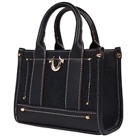 True Religion Denim Logo Strap Mini Tote