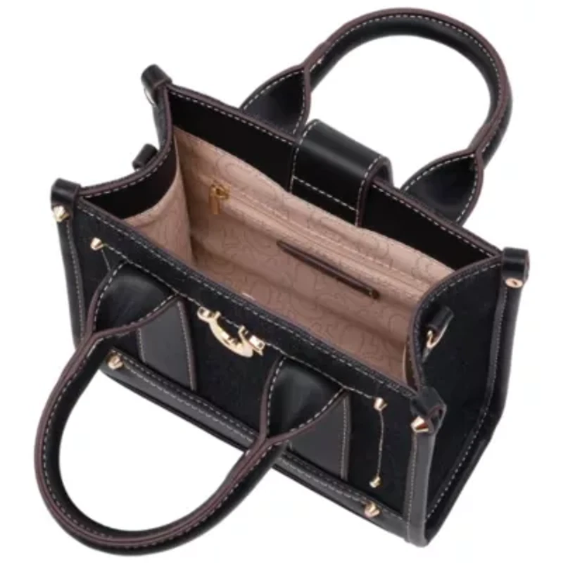 True Religion Denim Logo Strap Mini Tote