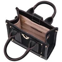 True Religion Denim Logo Strap Mini Tote