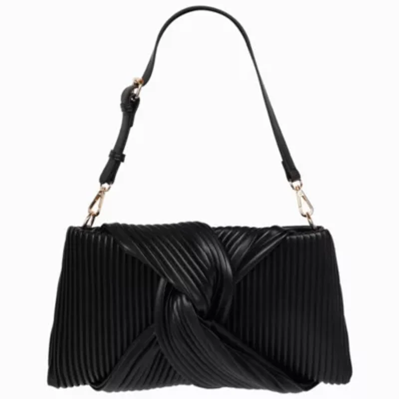 Jason Wu Pleated Knot Clutch with Shoulder Strap