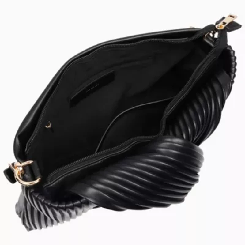 Jason Wu Pleated Knot Clutch with Shoulder Strap