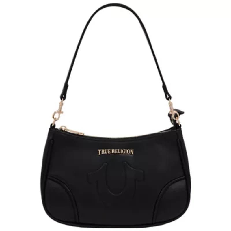 True Religion Trapunto Logo Shoulder Bag