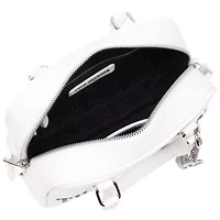 True Religion Bombe Logo Satchel with Charm