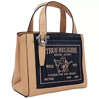True Religion Arvin Buddha Motif Crossbody Tote