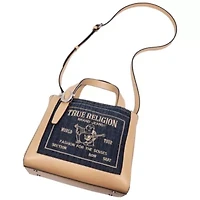 True Religion Arvin Buddha Motif Crossbody Tote