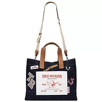 True Religion Andy Multi Patch Medium Tote