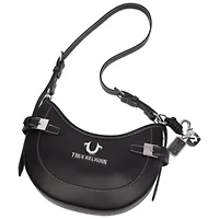 True Religion Blake Smooth PU Belted Hobo Bag – Women’s Faux Leather Shoulder & Crossbody Handbag