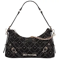 True Religion Multi Pocket Denim Cinch Tote