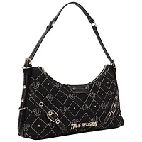 True Religion Multi Pocket Denim Cinch Tote