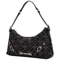 True Religion Multi Pocket Denim Cinch Tote
