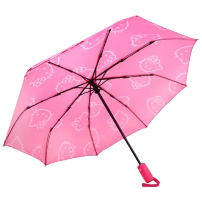 Sanrio Hello Kitty Pink Allover Head Print Umbrella