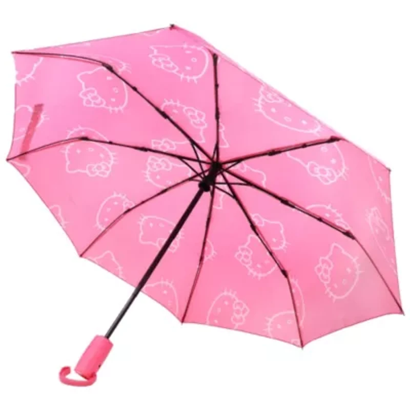 Sanrio Hello Kitty Pink Allover Head Print Umbrella