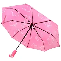 Sanrio Hello Kitty Pink Allover Head Print Umbrella