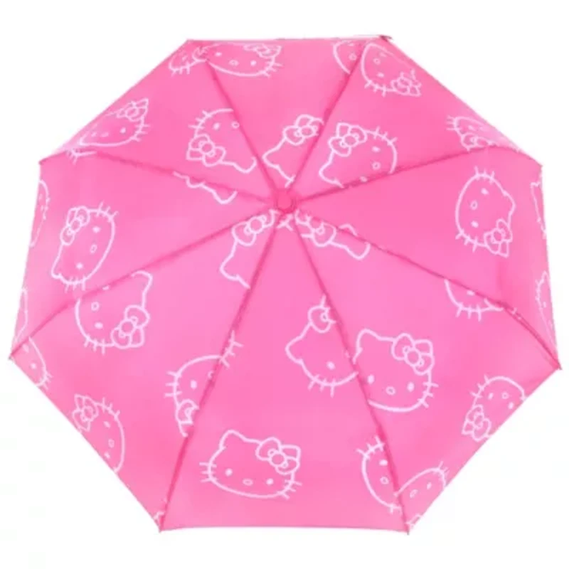 Sanrio Hello Kitty Pink Allover Head Print Umbrella